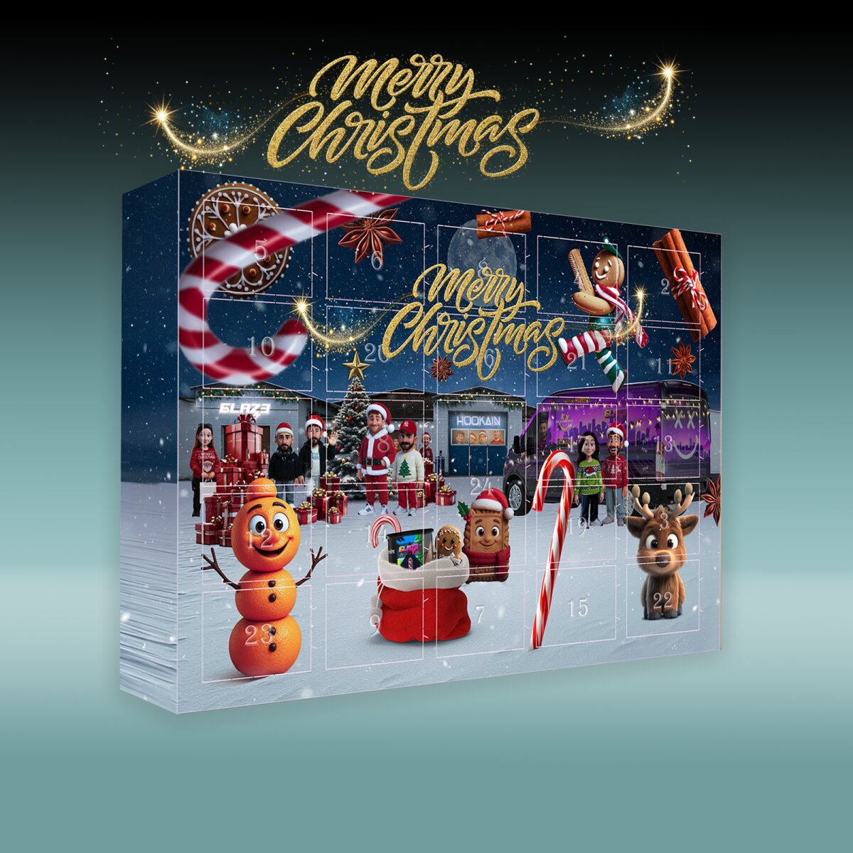 Shisha X-Mas Adventskalender - 2025 Edition - 24 x 25 g