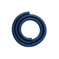 Laziza - Silikonschlauch Carbon LC241-1 - Blau