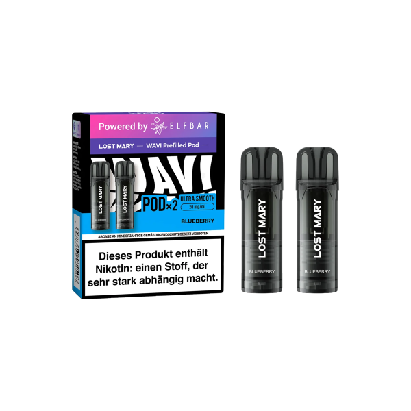 Lost Mary - Prefilled Pods - Wavi - Blueberry - 20 mg - 2 ml - 2 Stk.