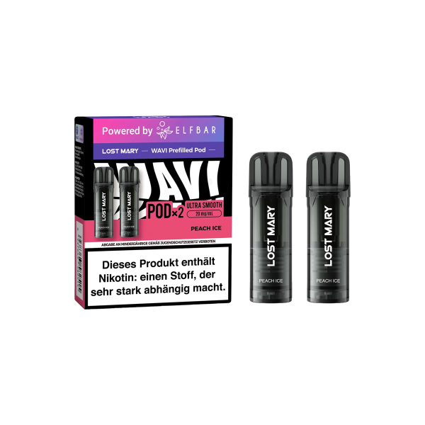 Lost Mary - Prefilled Pods - Wavi - Peach Ice - 20 mg - 2 ml - 2 Stk.