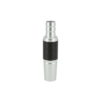 Invi - Schlauchanschluss - Alu - Carbon - 18/8 - Silber