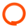 AO - Soft-Touch Silikonschlauch - Orange