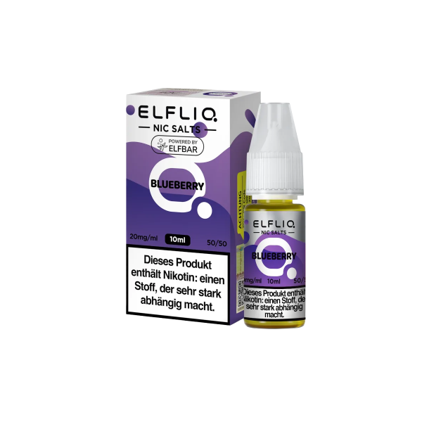 Elf Bar - ElfliQ - E-Liquid - Nikotinsalz - Blueberry - 20 mg