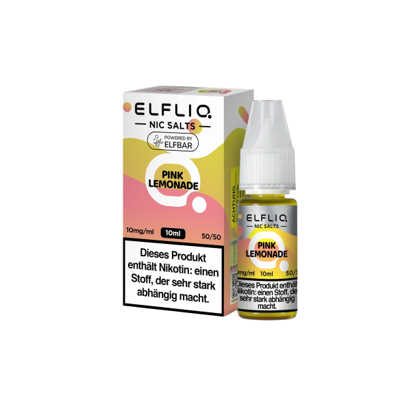 Elf Bar - ElfliQ - E-Liquid - Nikotinsalz - Pink Lemonade - 10 mg