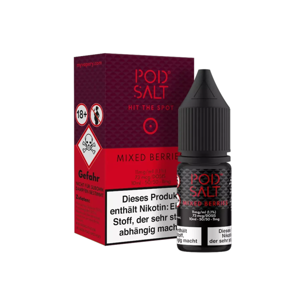 Pod Salt Core - E-Liquid - Nikotinsalz - Mixed Berries - 10 ml - 11 mg