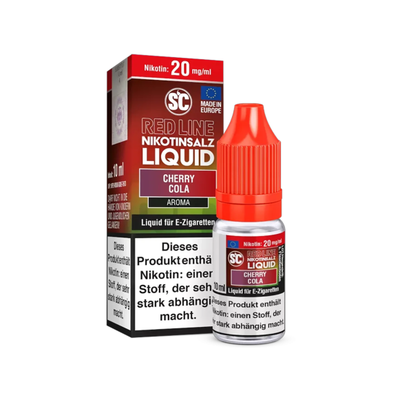SC - E-Liquid - Nikotinsalz - Red Line - Cherry Cola - 10 ml - 20 mg
