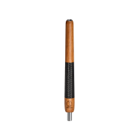 Wookah - Holzmundstueck - Oak - Schwarz - Leder