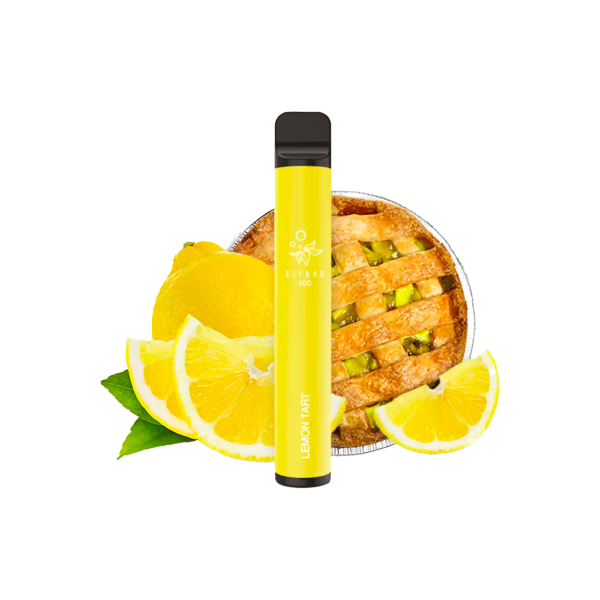 Elf Bar 600 - Lemon Tart - E-Zigarette - Vape Stick - 20 mg