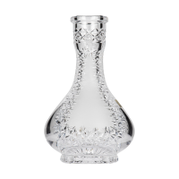 Caesar Crystal - Bowl - Drop - Frozen V - Clear
