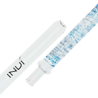 INVI - Glasmundstueck - Tiger - Blau/Weiß
