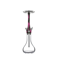 Wookah - Set - Black & Pink Body - Smooth Vase - Bundle