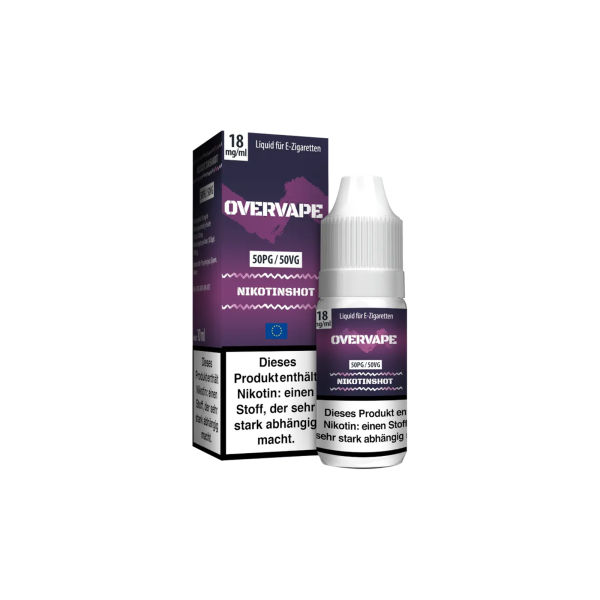 Overvape - Nikotin Shot - 50PG/50VG - 10 ml - 18 mg