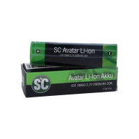 SC - Akkuzelle - 18650er - 2000 mAh Akku - 3.7 V
