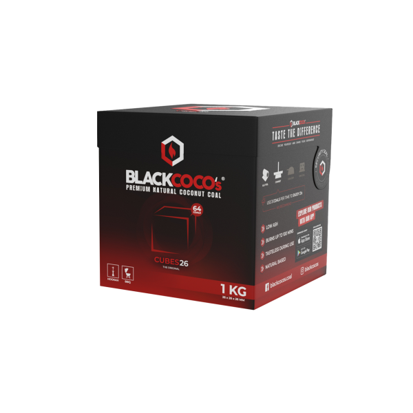 Black Coco's - Naturkohle - 26 - 1 kg