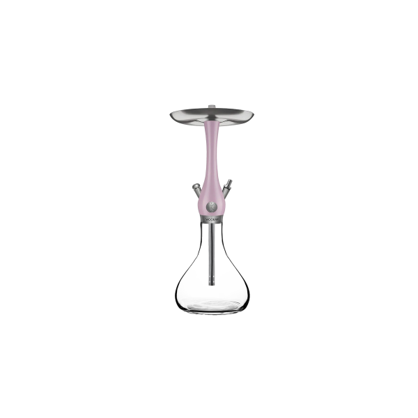 Wookah - Mini - Mauve Body - Clear Smooth Vase - Bundle