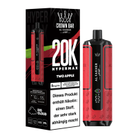 Al Fakher - Crown Bar - Hypermax - 20k - Two Apple