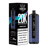 Al Fakher - Crown Bar - Hypermax - 20k - Berry Blue