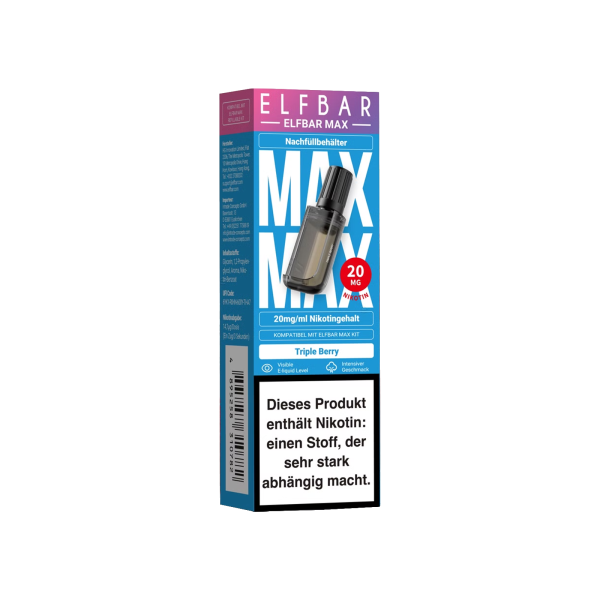 Elf Bar - Max - Pod - Triple Berry - 20 mg
