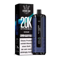 Al Fakher - Crown Bar - Hypermax - 20k - Ice Blue